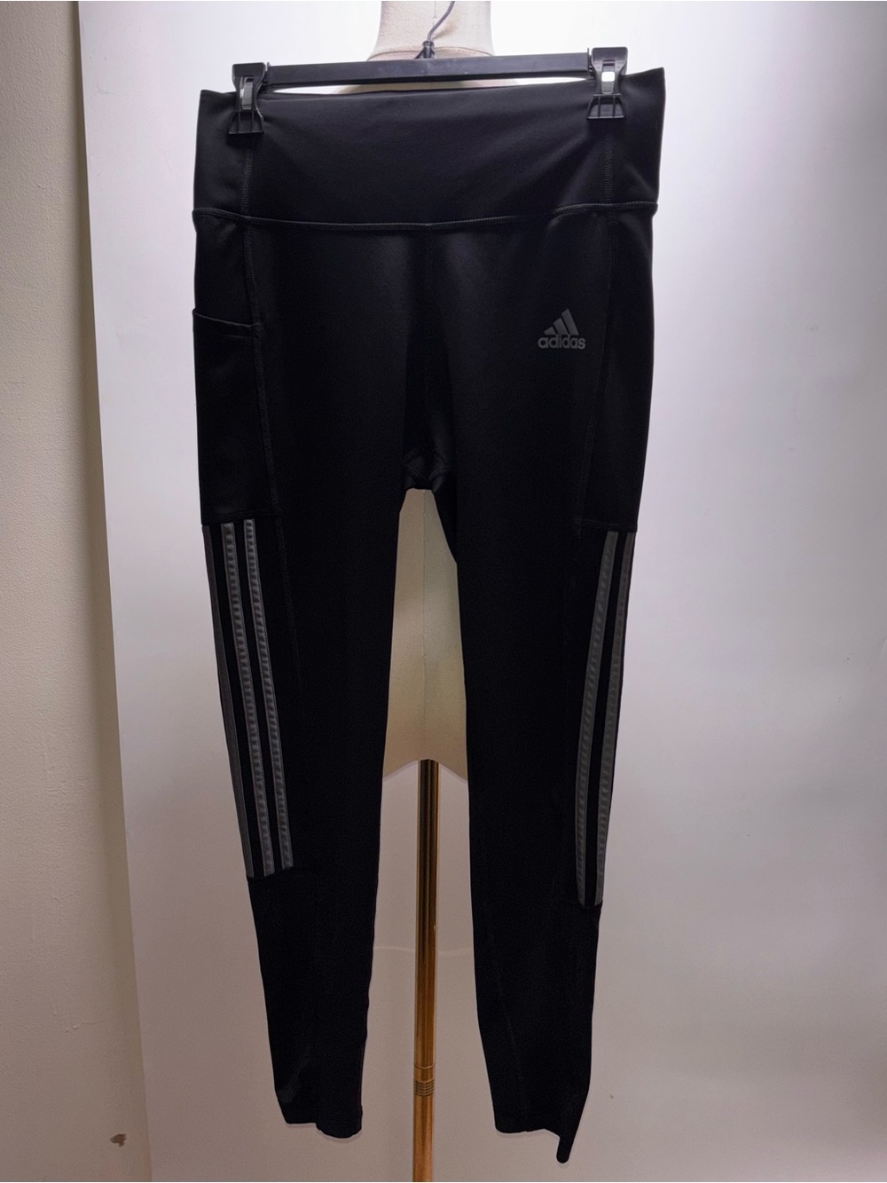 adidas Black Aeroready 7/8 Tights Leggings Size M